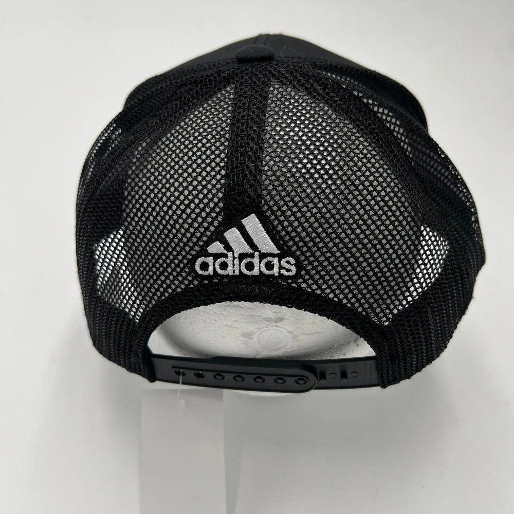 Adidas Dallas Stars Trucker Hat Black Green White Mesh Snapback‎ One Size